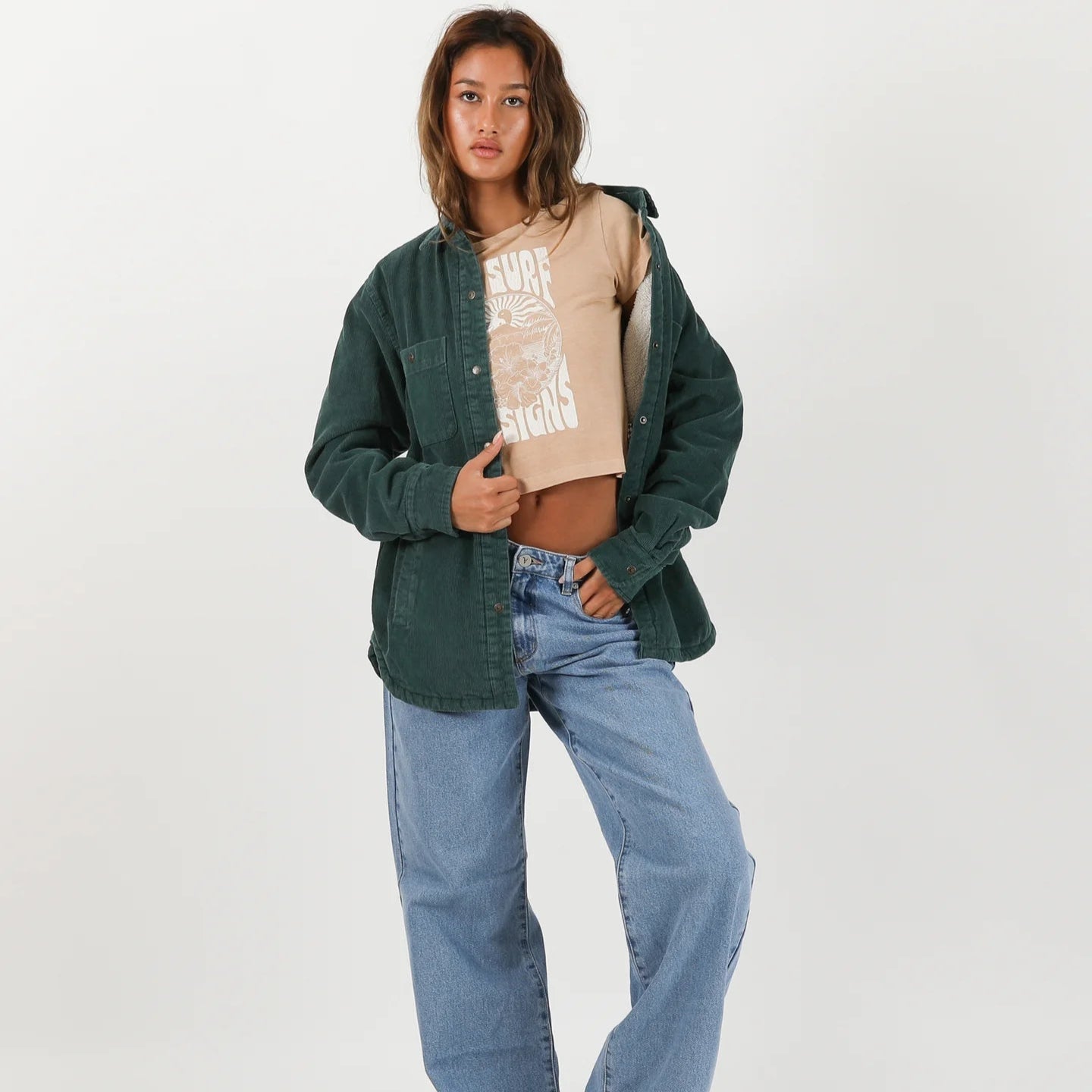 Whaler Cord Jacket - Emerald