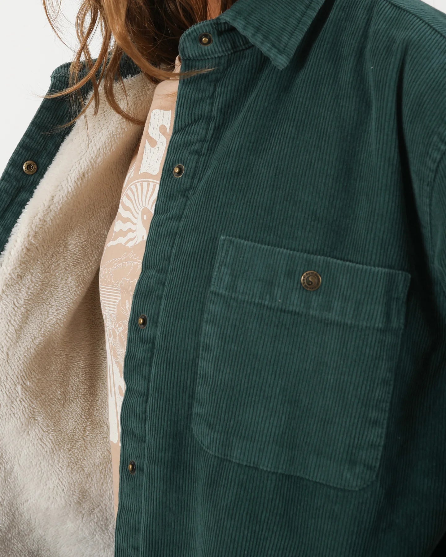Whaler Cord Jacket - Emerald