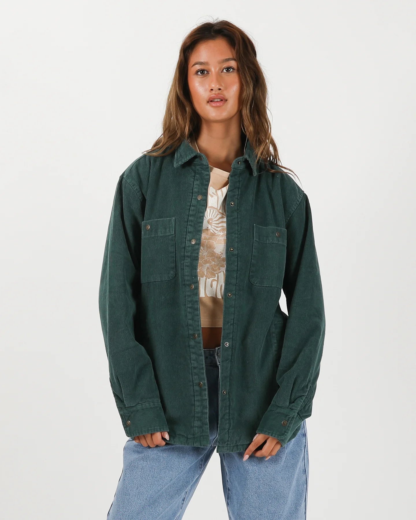 Whaler Cord Jacket - Emerald
