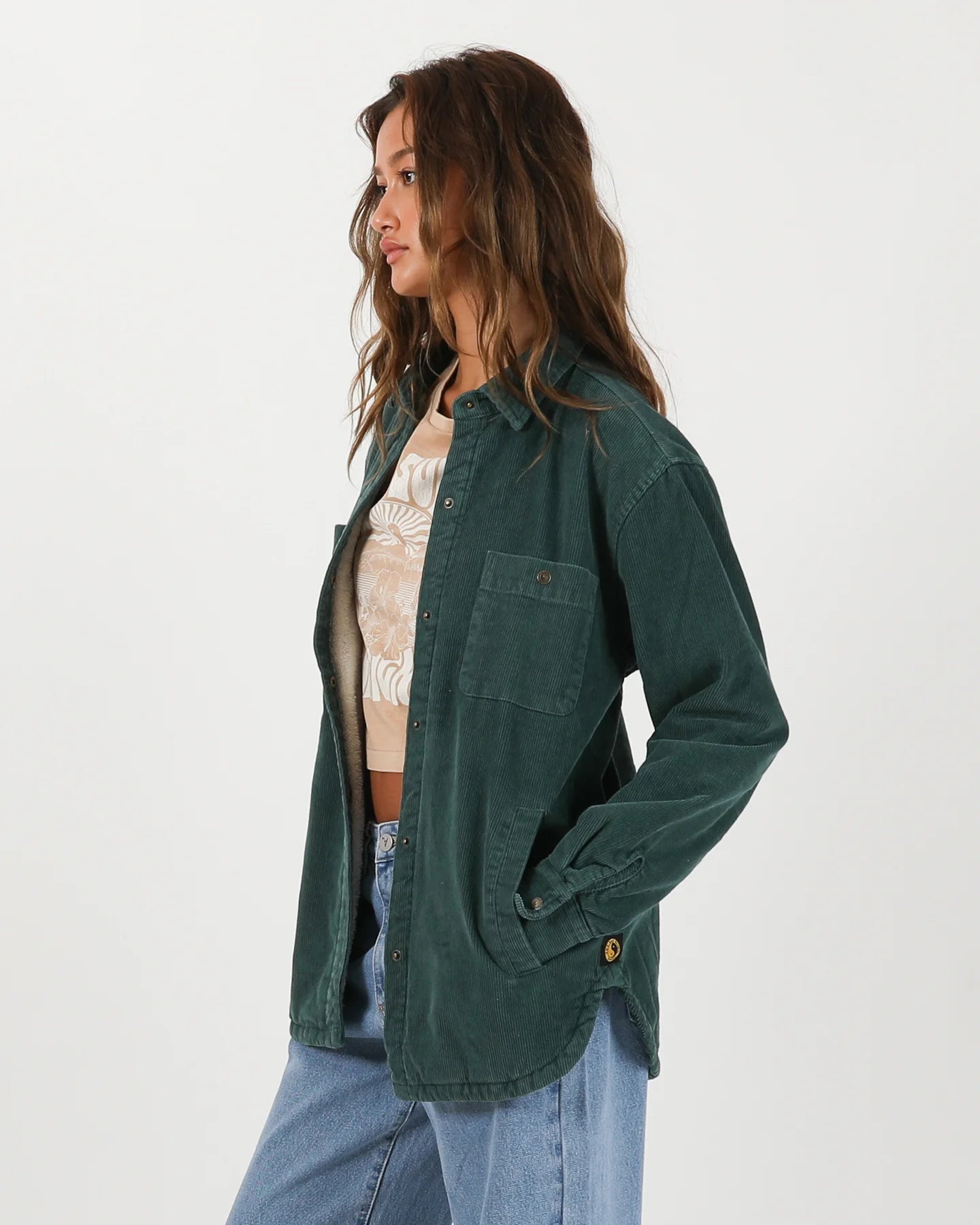 Whaler Cord Jacket - Emerald