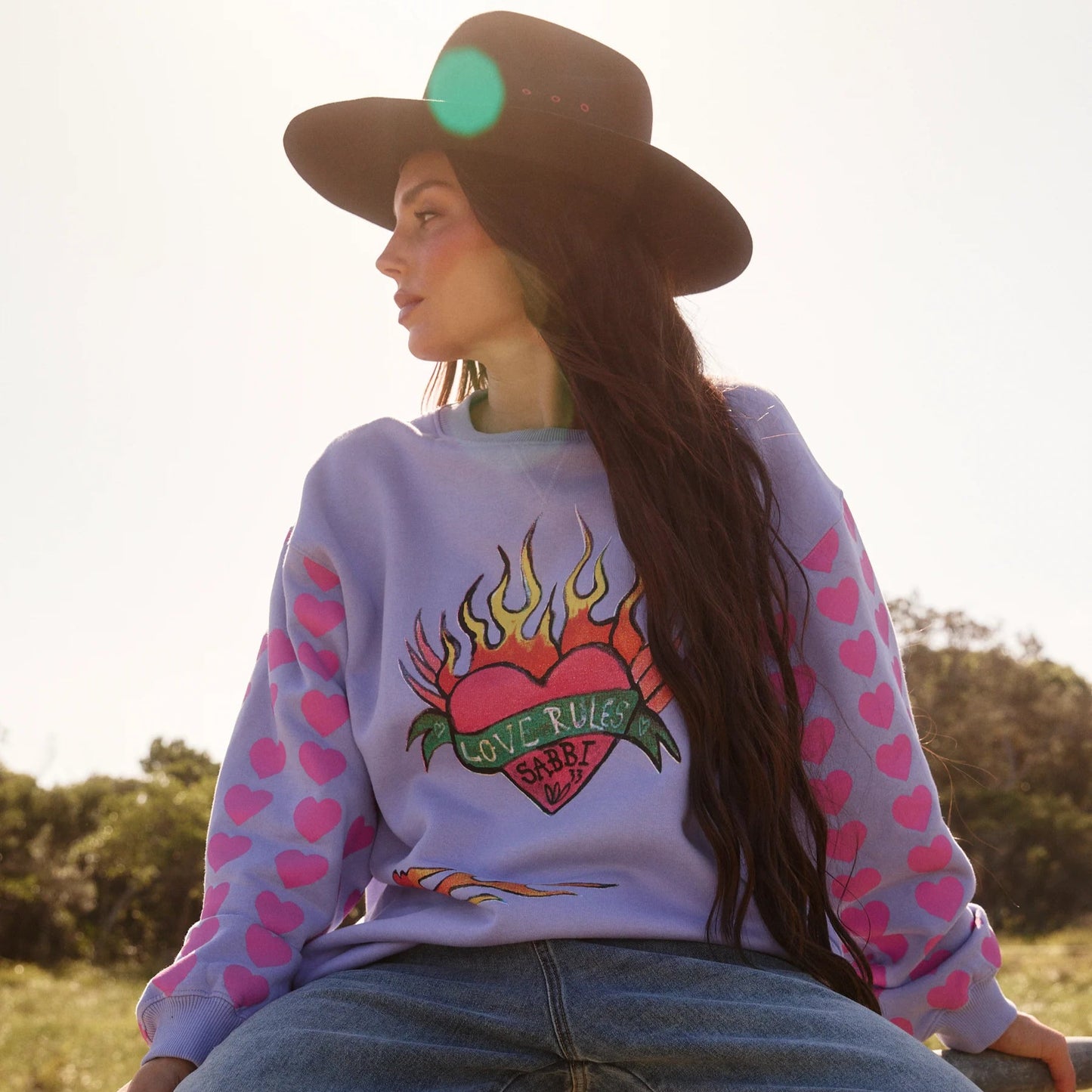Words Have Power Diego Jumper - Lilac