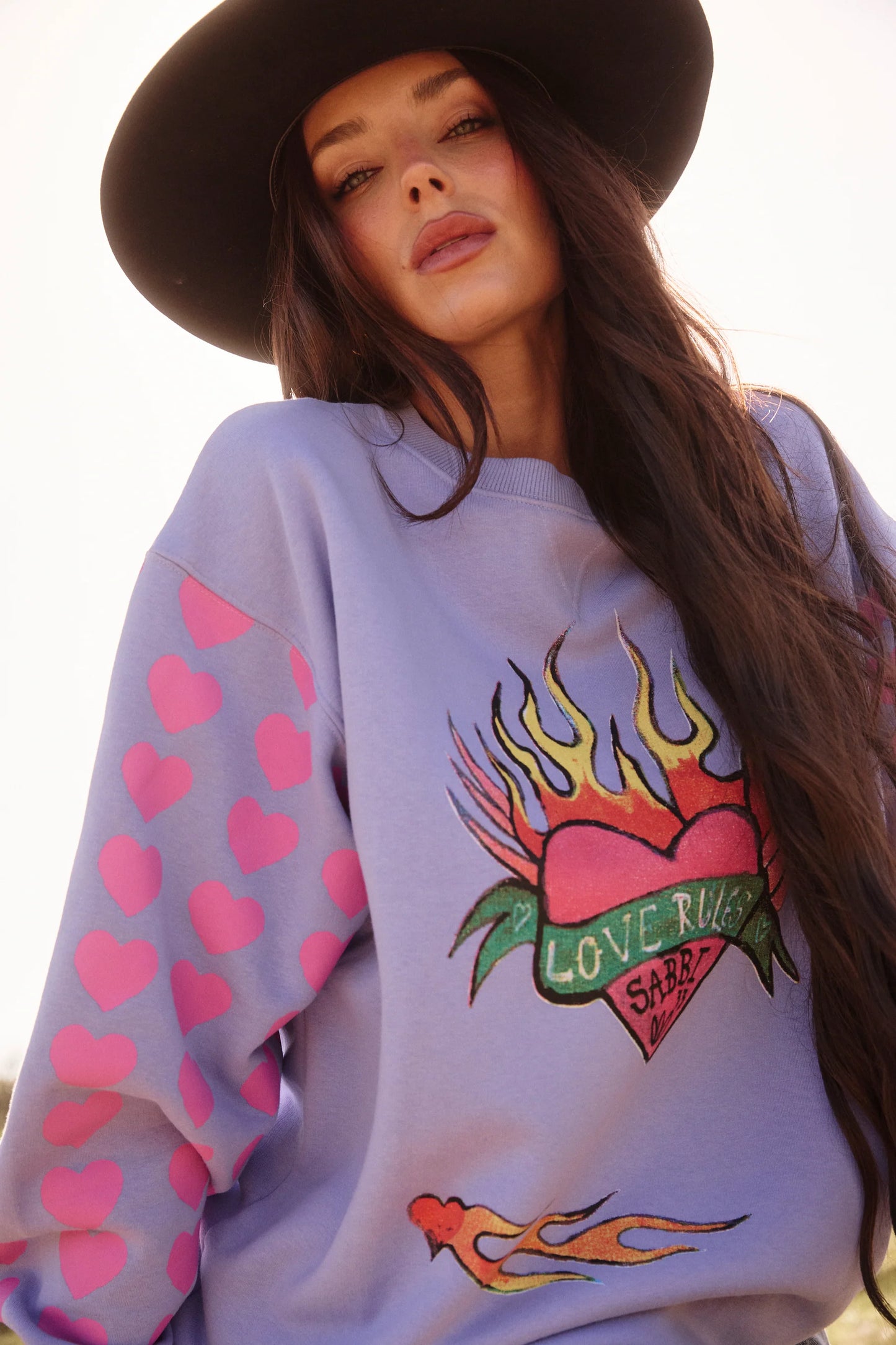 Words Have Power Diego Jumper - Lilac