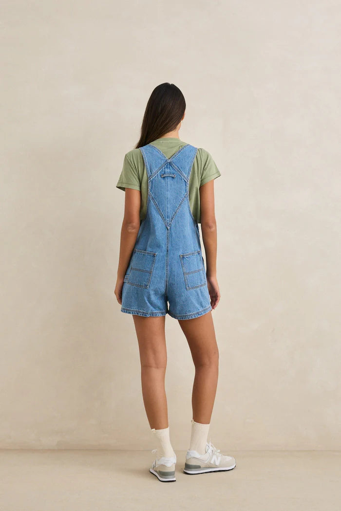 Tide Short Overall - Worn Indigo