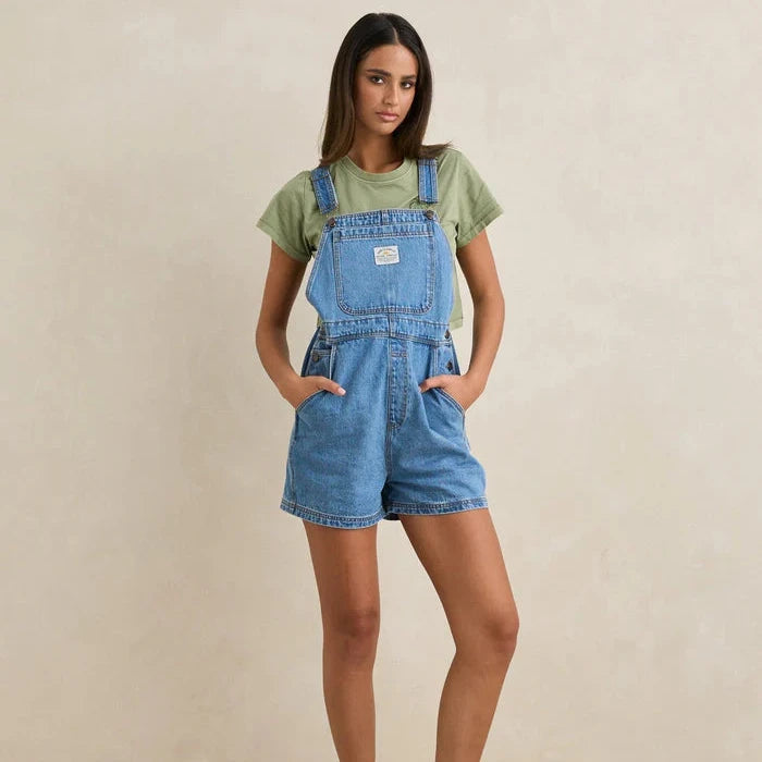 Tide Short Overall - Worn Indigo