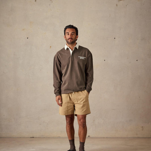 Twill Shorts - Tan