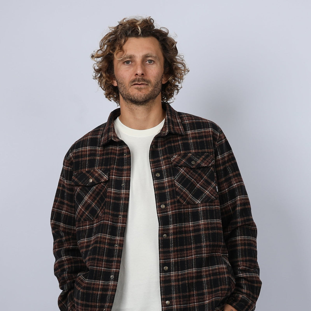 Canyon Sherpa Flannel - Coffee