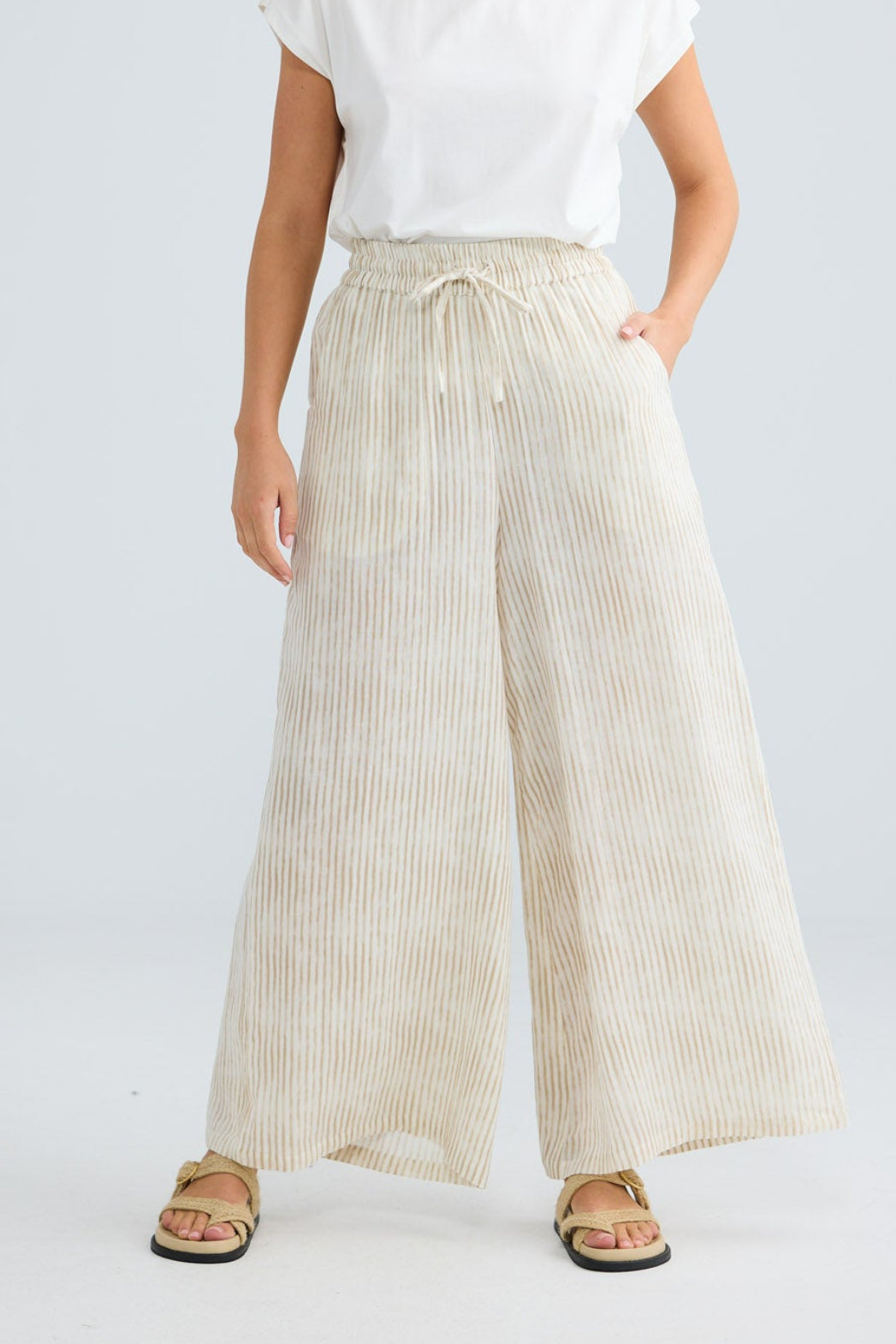 Freedom Pant - Natural Stripe