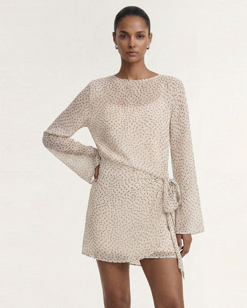 Eva Mini Dress - Abstract Spot