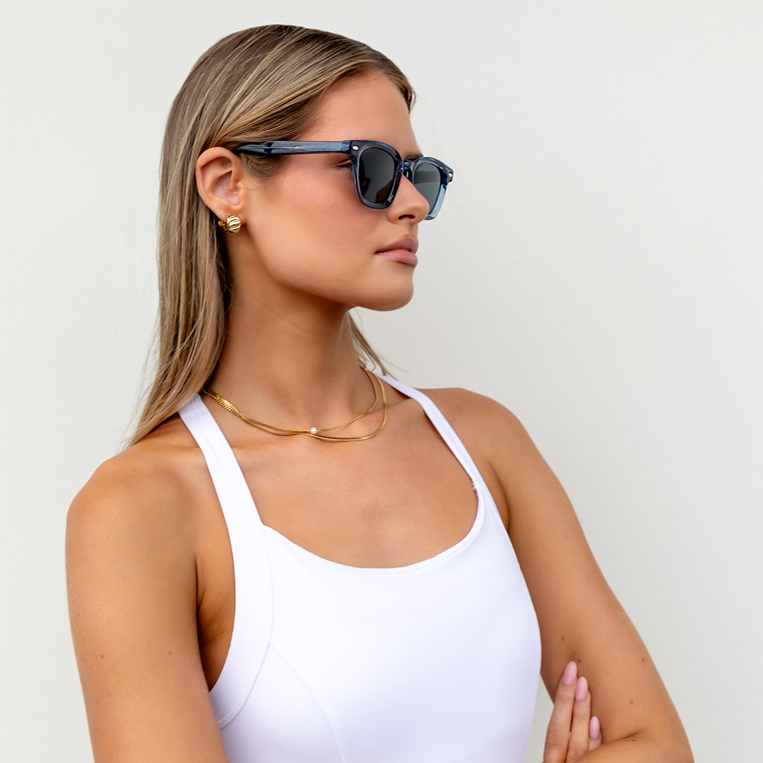 Aspen Sunglasses - Blue Polarised