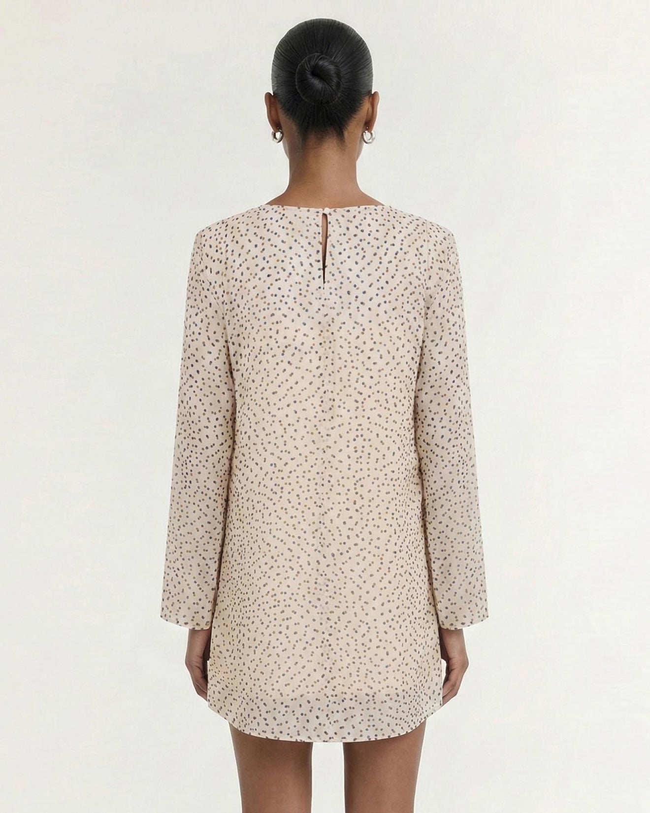 Staple the Label Eva Mini Dress in Abstract Spot