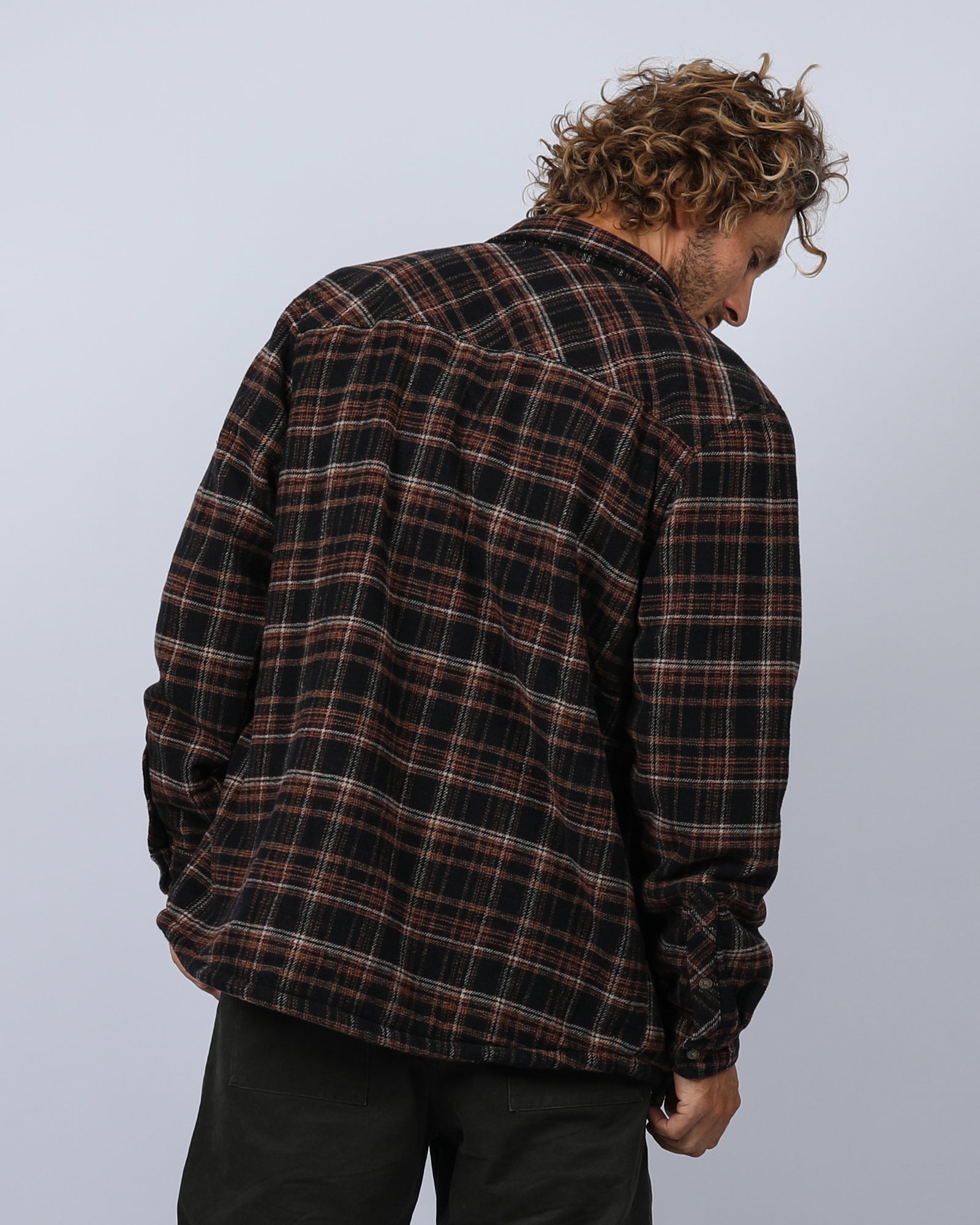 Canyon Sherpa Flannel - Coffee