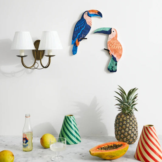 Canopy Toucan Peach Wall Art