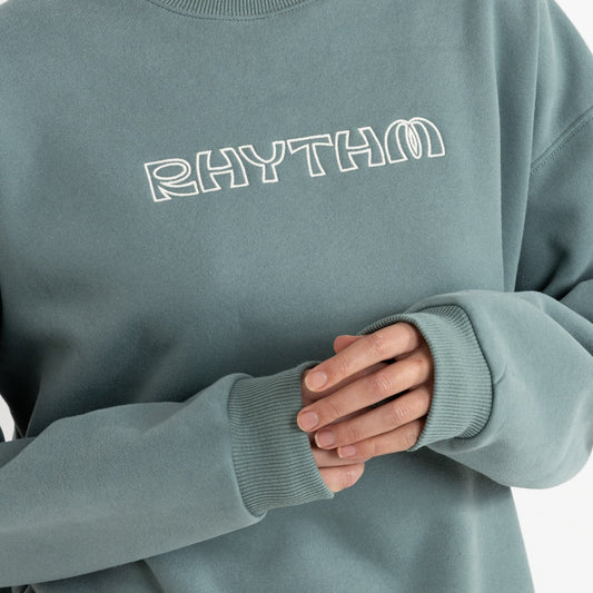 Logo Crew Neck Fleece - Sage