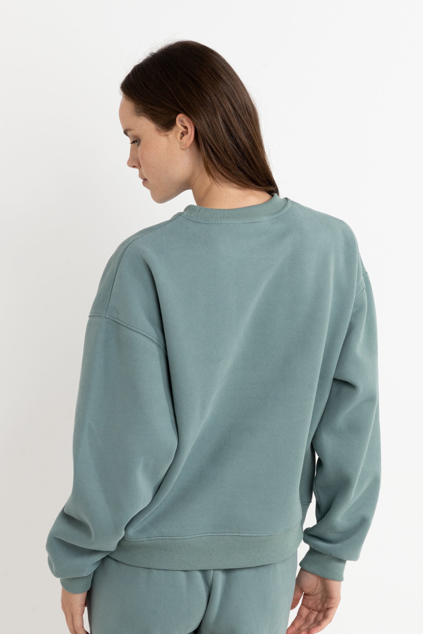 Logo Crew Neck Fleece - Sage