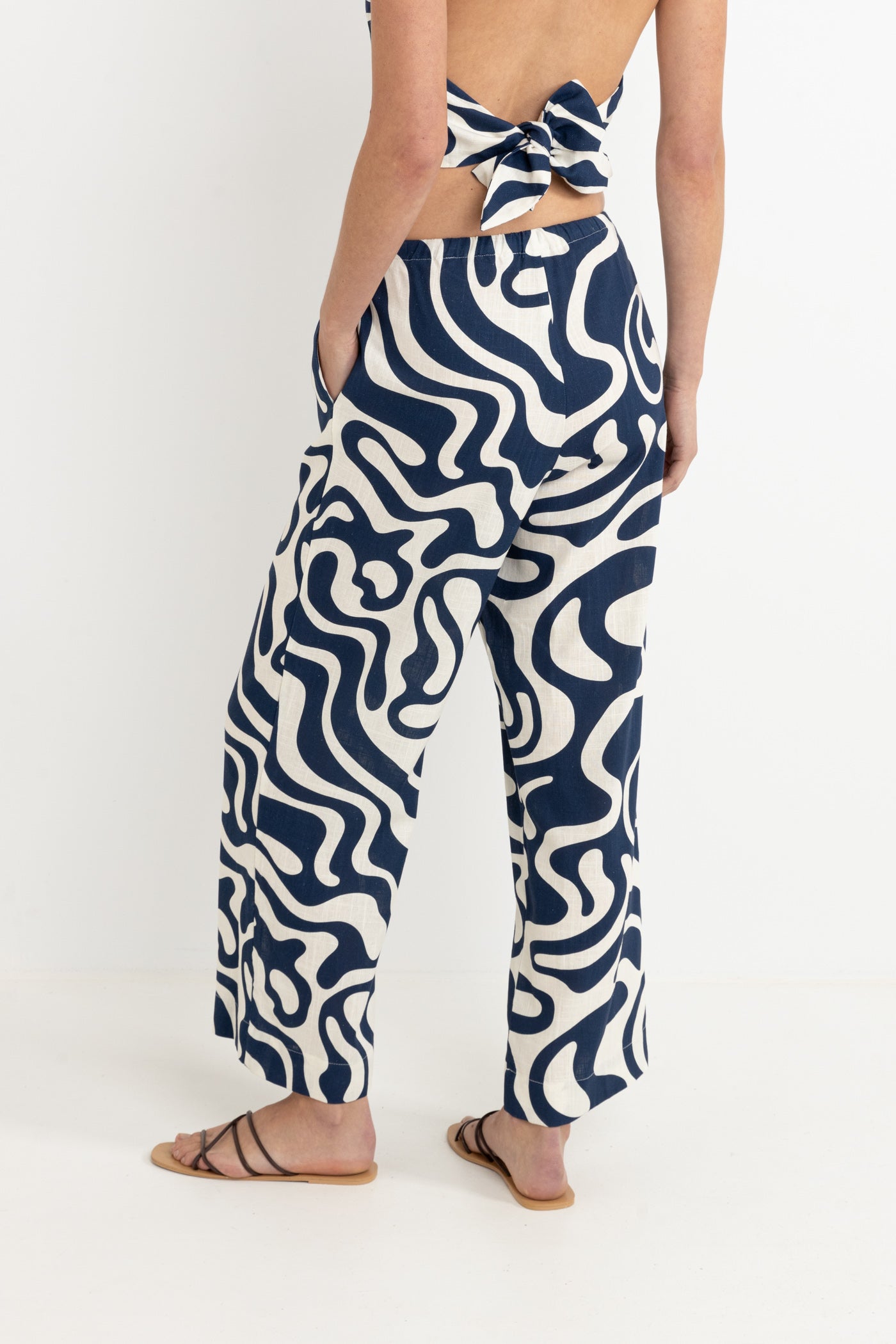 Waverly Drawstring Pant - Ink