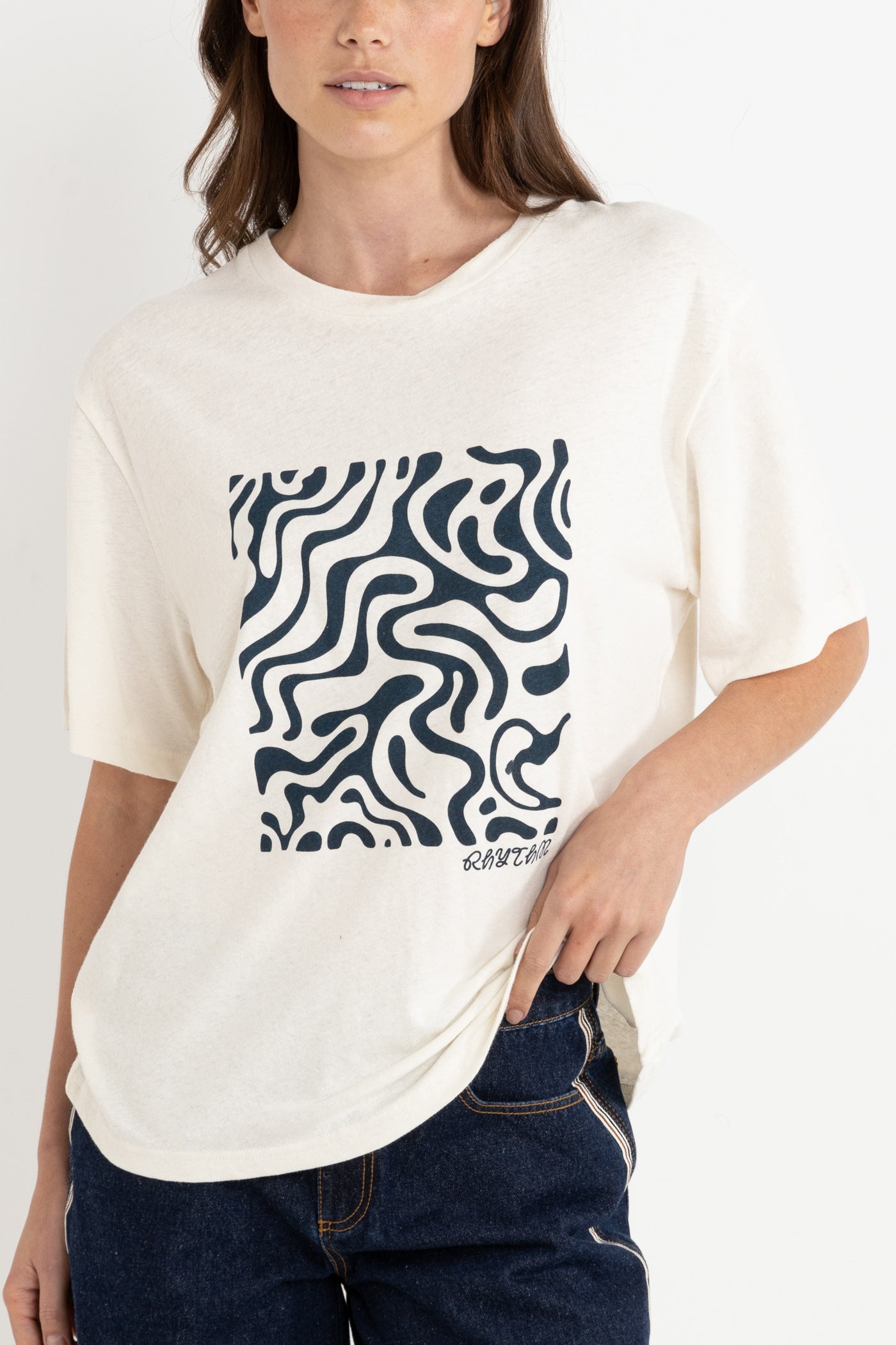 Waverly Oversized T-Shirt - Vintage White