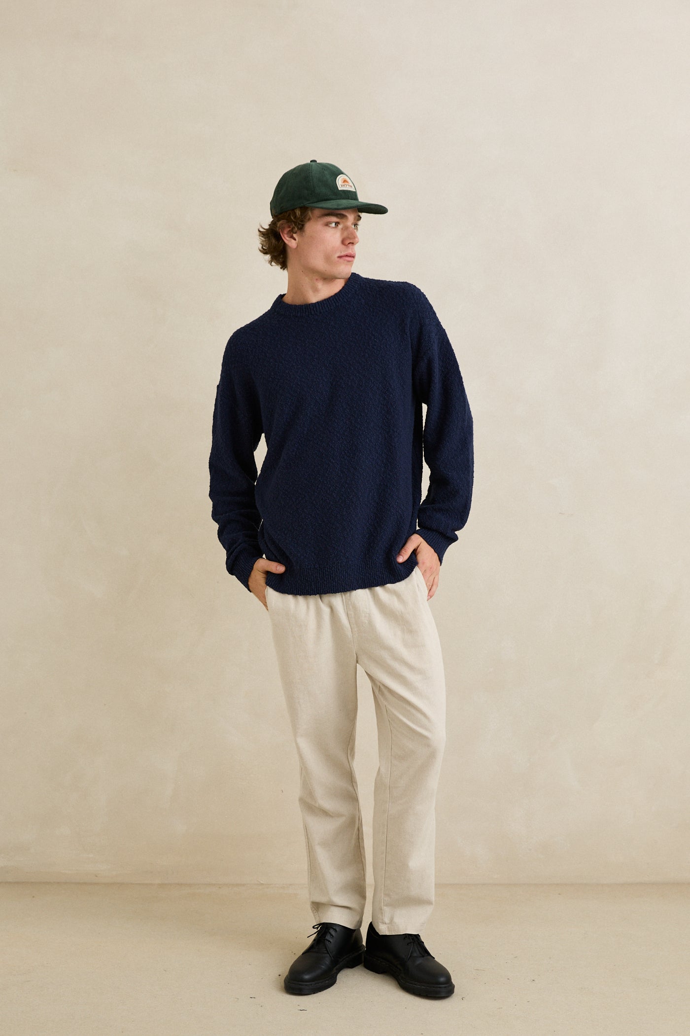 Awake Cord Cap - Green 3