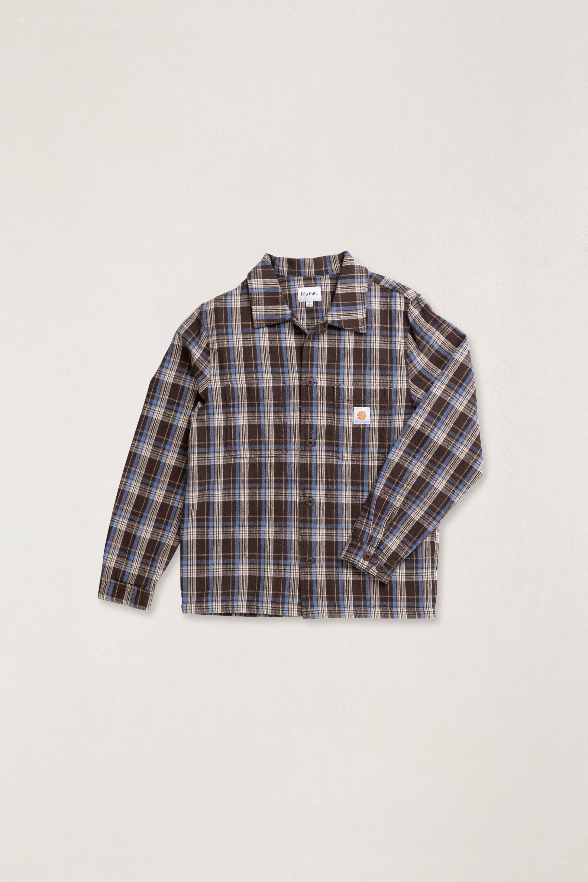 Alex Check LS Shirt - Chestnut 6