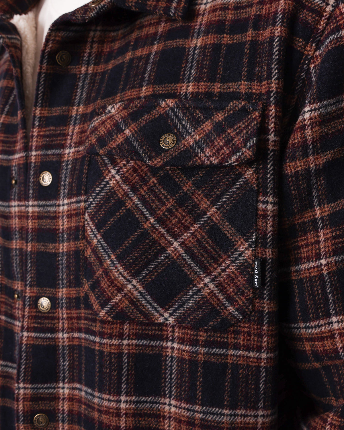 Canyon Sherpa Flannel - Coffee