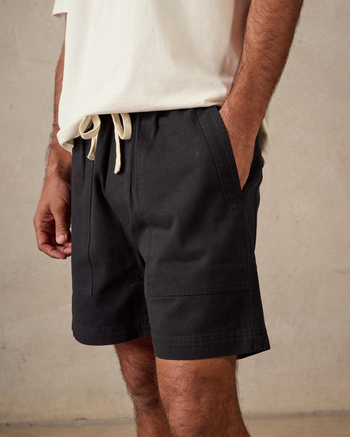 Twill Shorts - Black