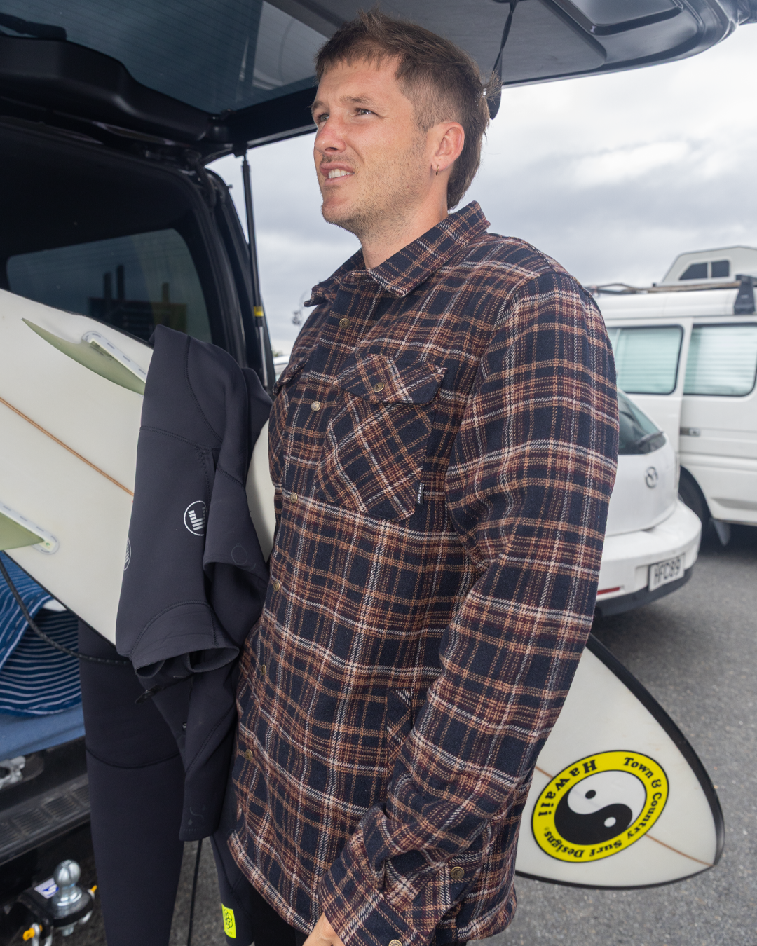 Canyon Sherpa Flannel - Coffee