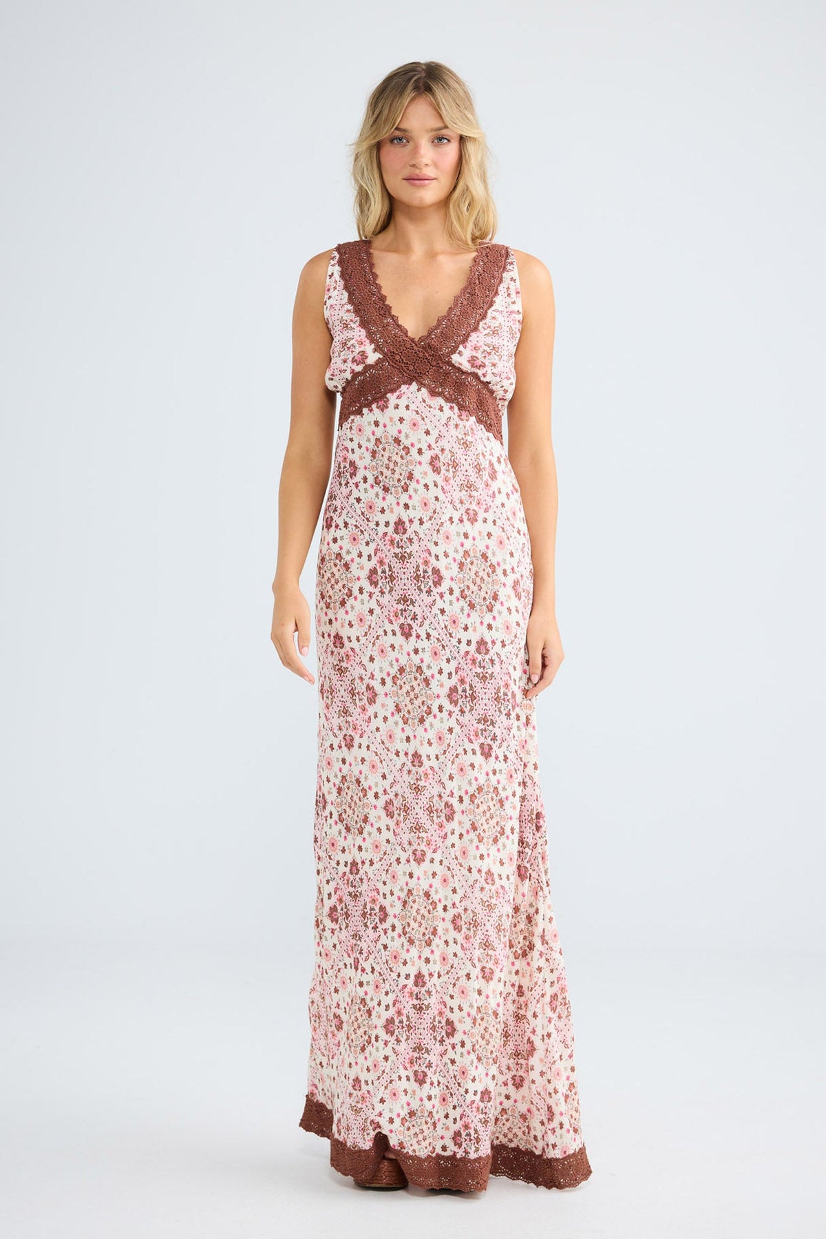 Luca Dress - Chai Floral