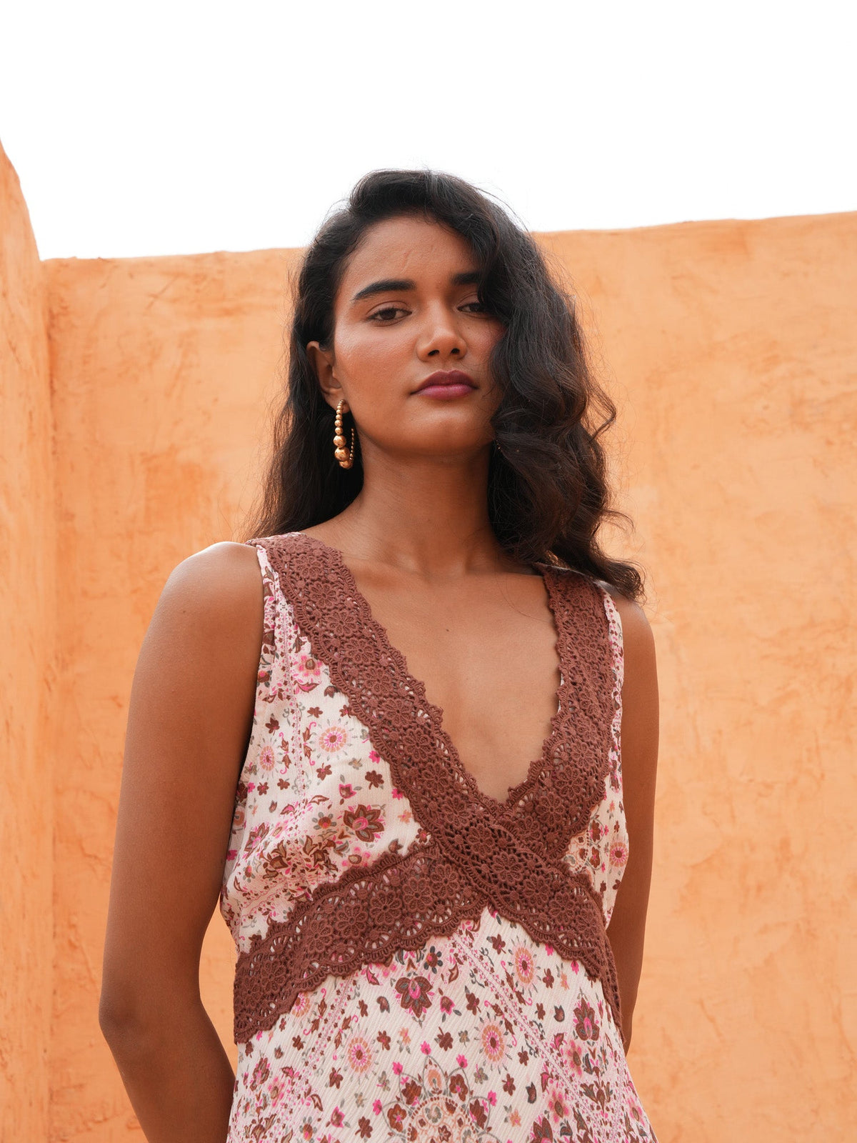 Luca Dress - Chai Floral