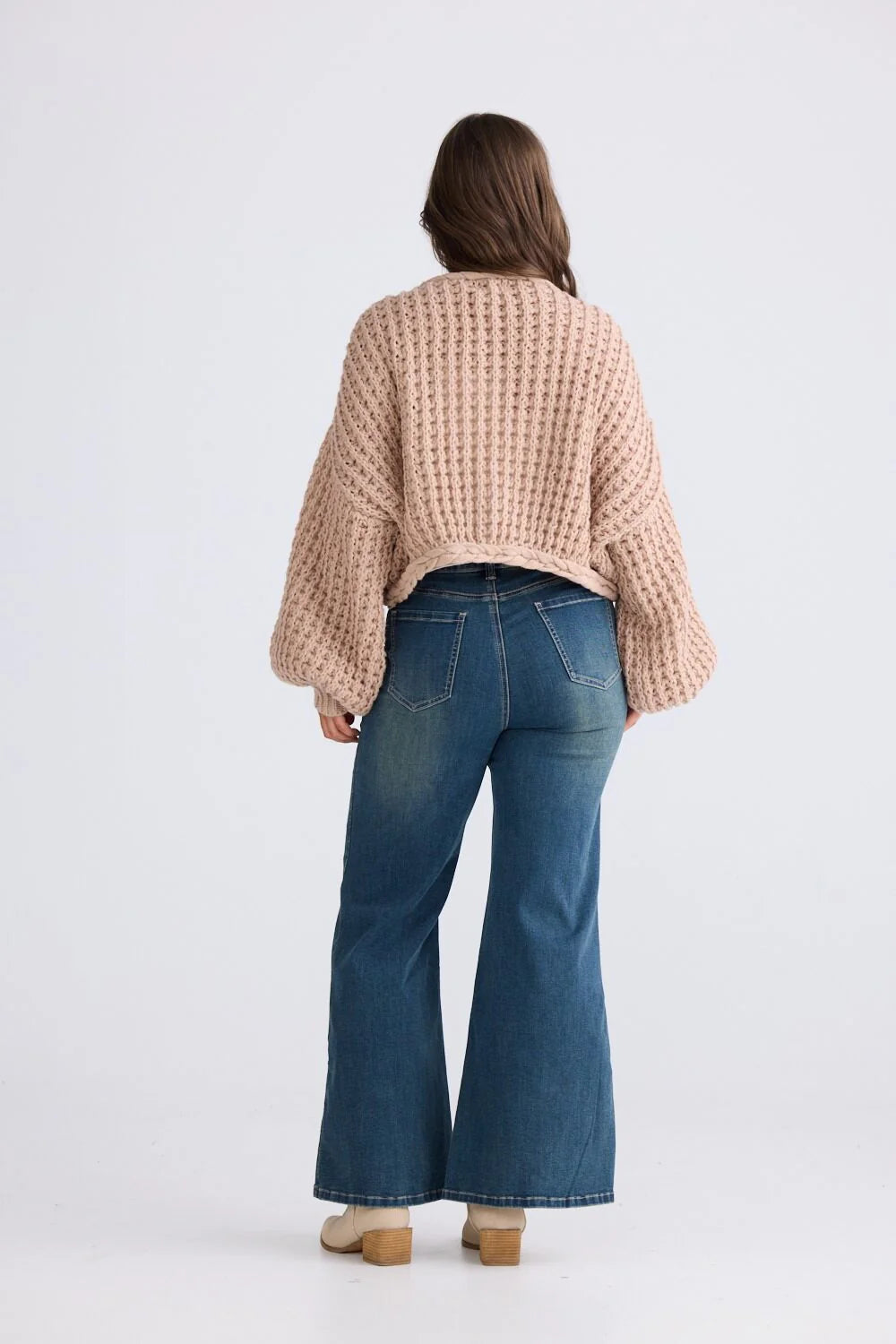 Zinnia Tie Cardi - Latte