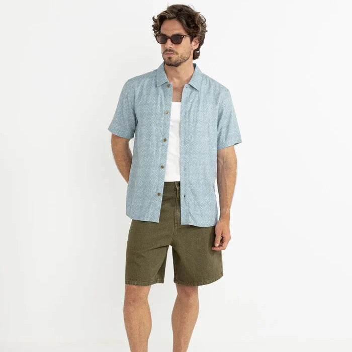 Tile SS Shirt - Blue