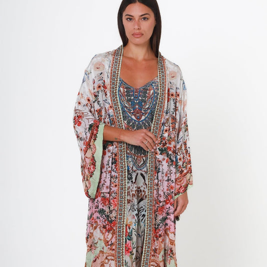 Odette Kimono - Cream Floral - Isabella The Label