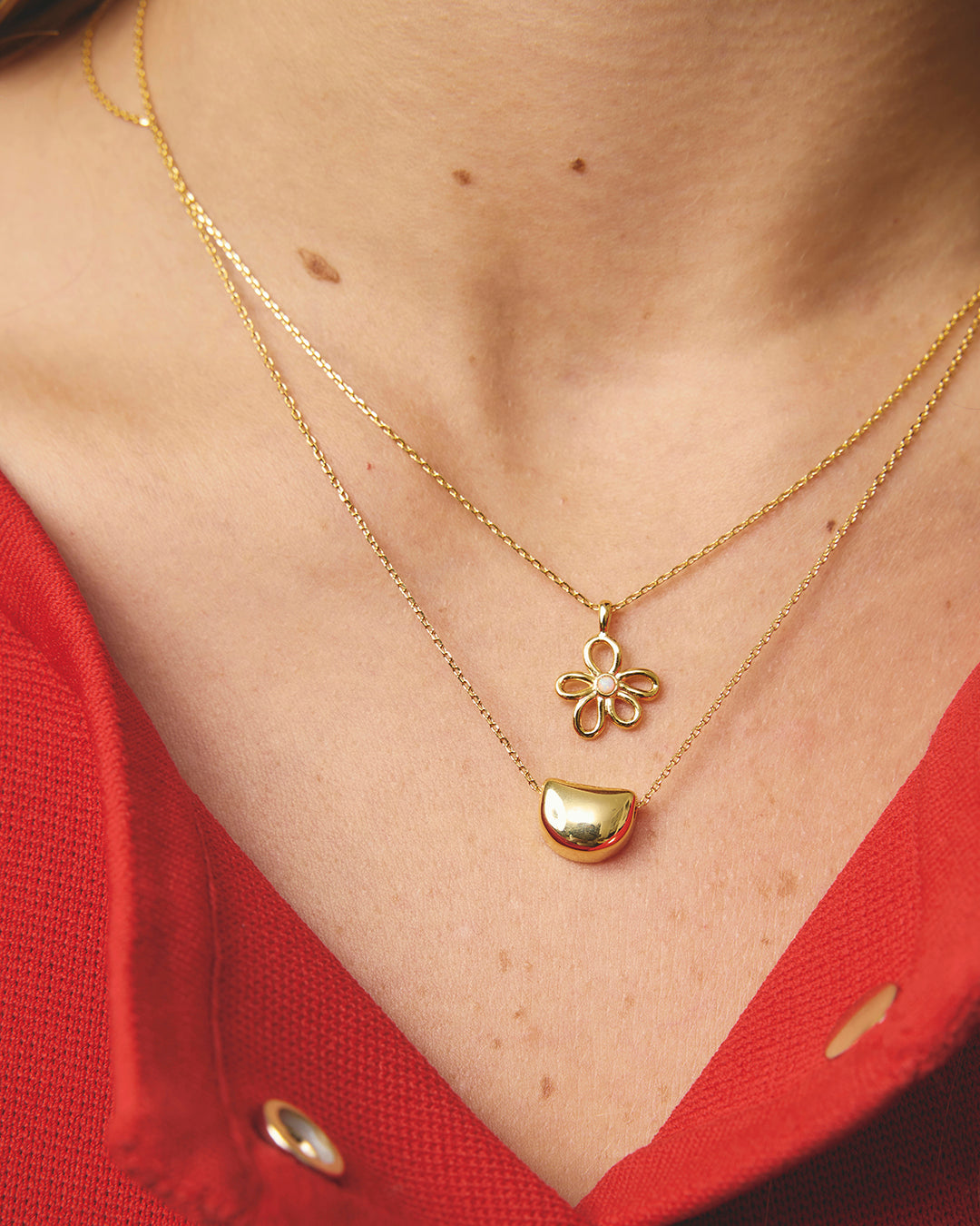 Arya Necklace - Gold at Reborn Code