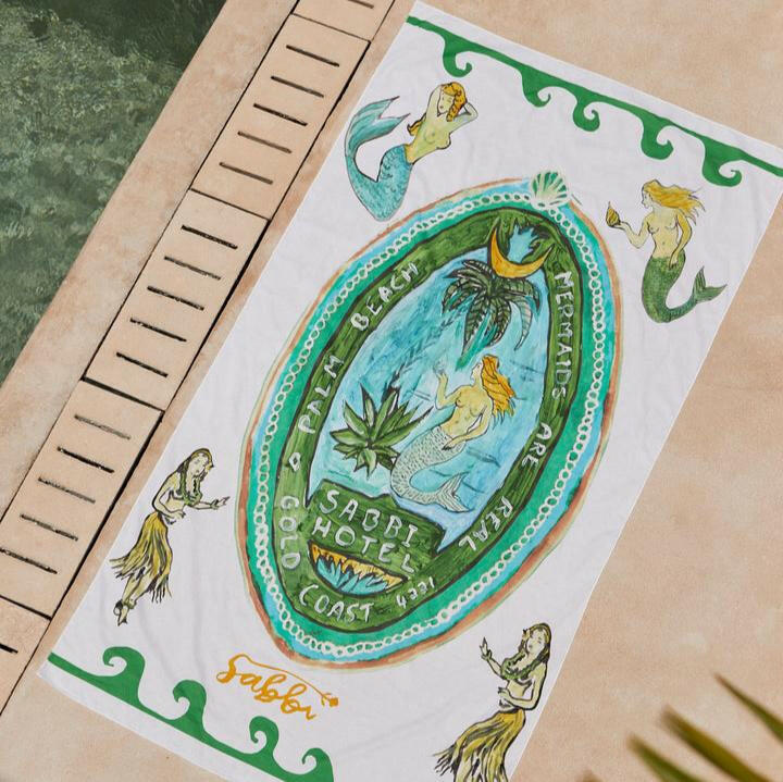 Sarong - Mermaid Print
