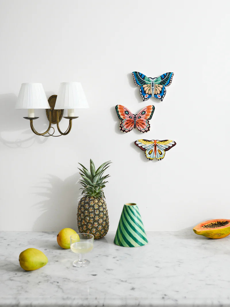 Canopy Butterfly Blue Green Wall Art