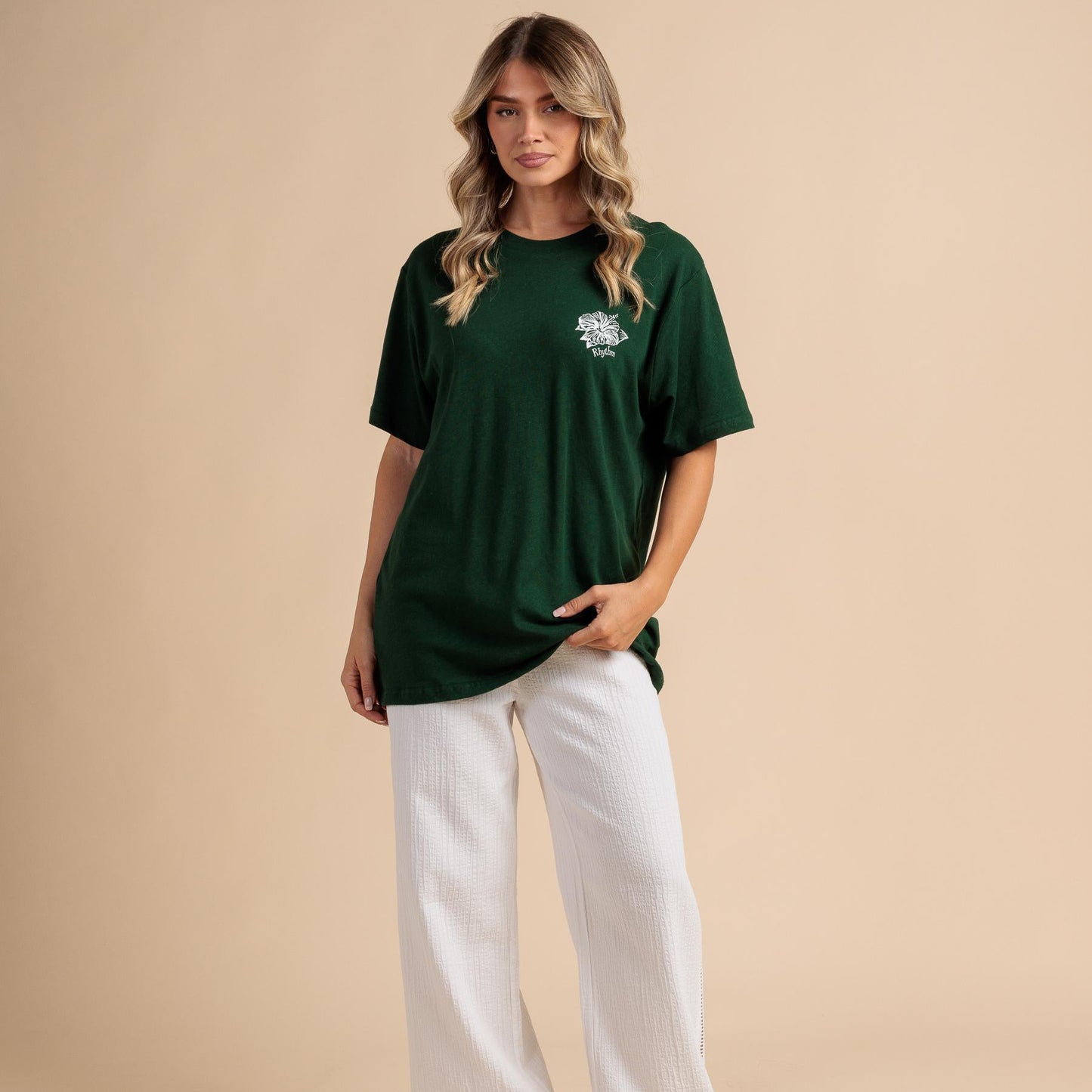 Surf Rider Oversized T-Shirt - Forest