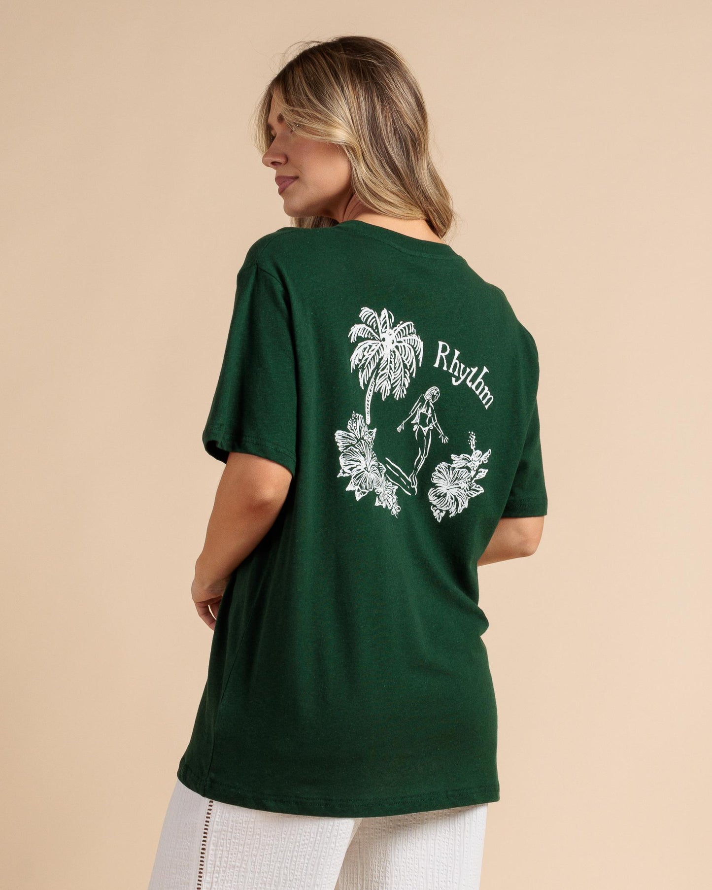 Surf Rider Oversized T-Shirt - Forest