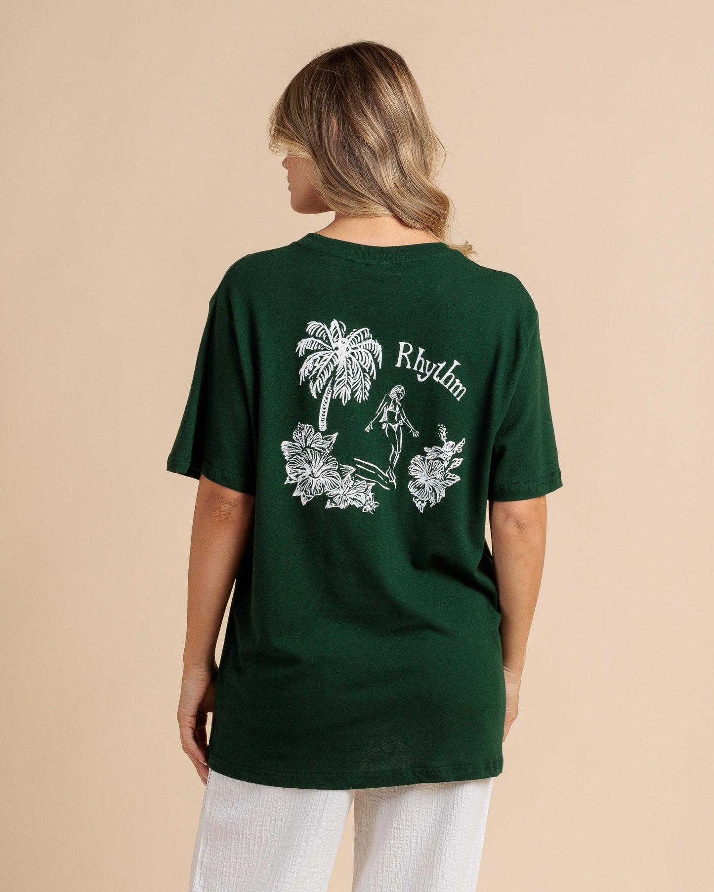 Surf Rider Oversized T-Shirt - Forest
