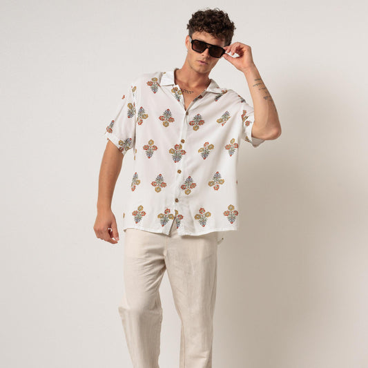 Bouquet SS Shirt - Natural