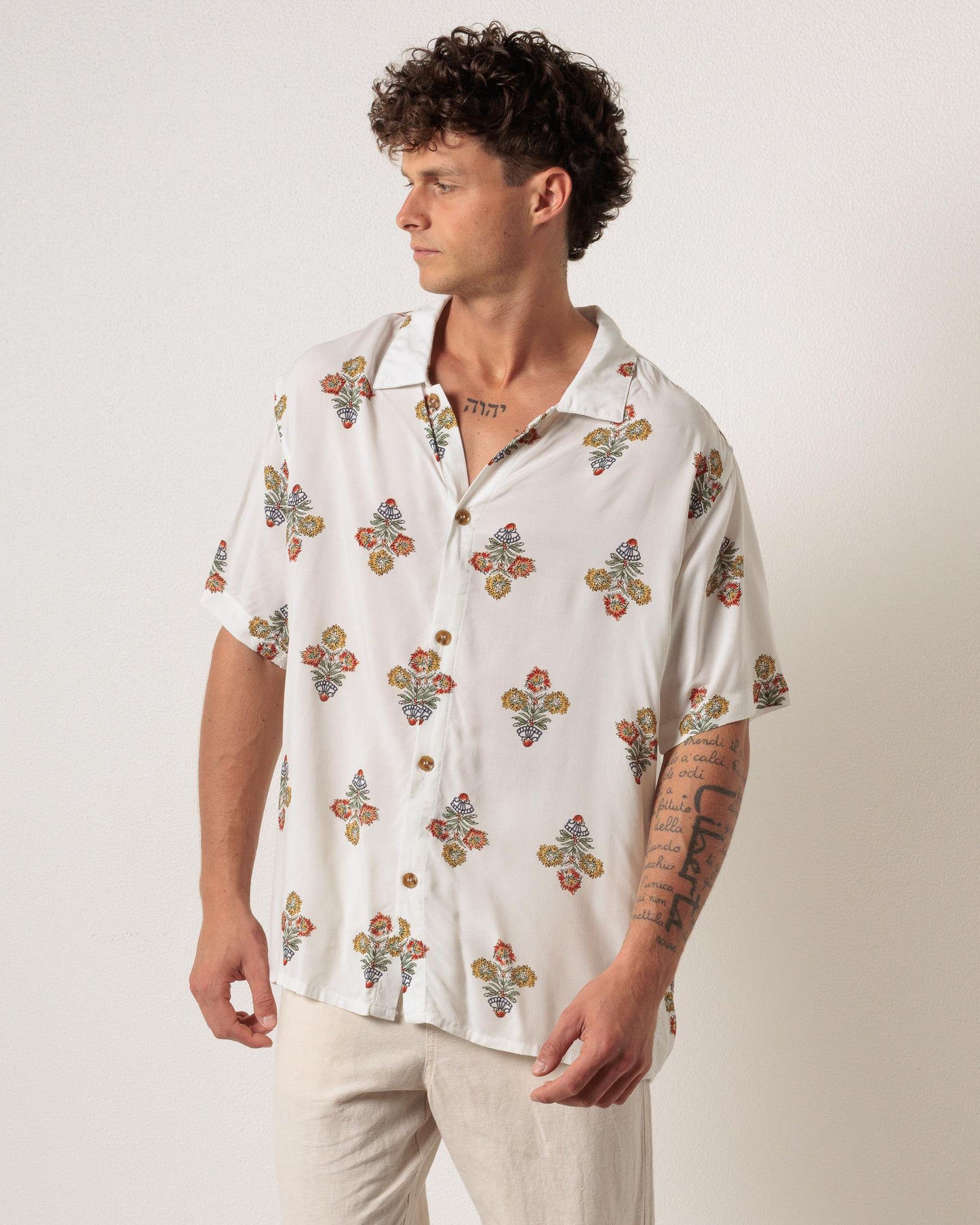 Bouquet SS Shirt - Natural