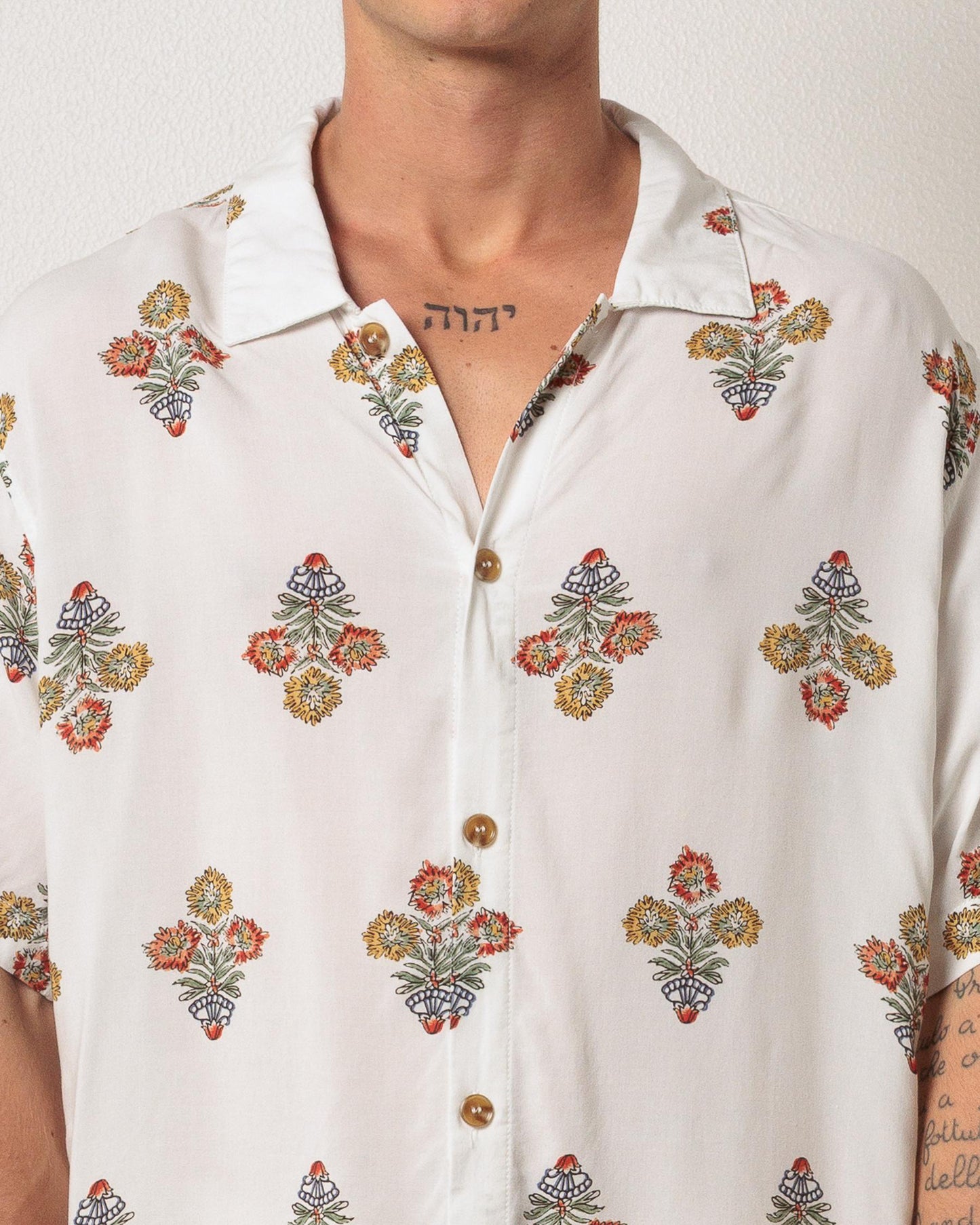 Bouquet SS Shirt - Natural