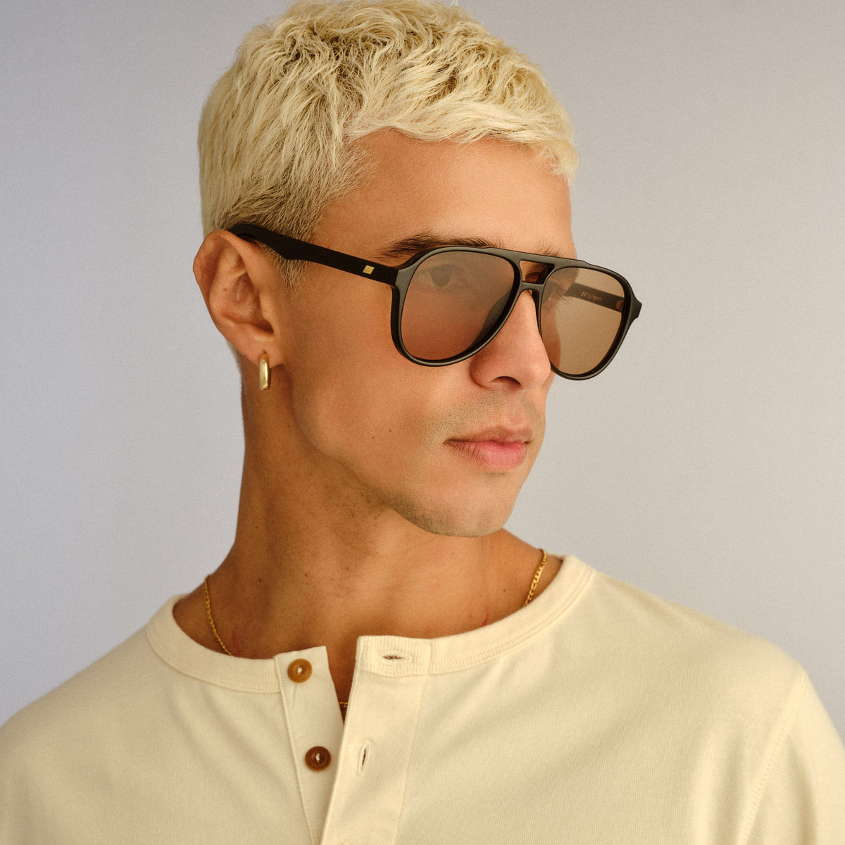 Tragic Magic Sunglasses - Black Tan Tint