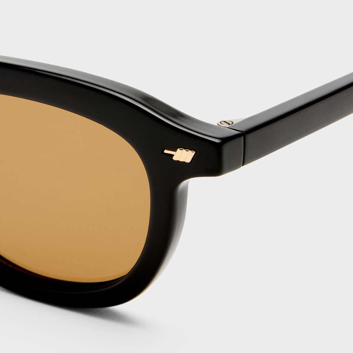 Heart Throb Sunglasses - Black Brown Lens