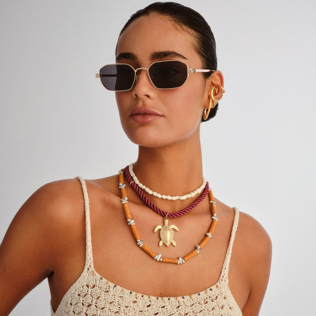 Mythic Sunglasses - Gold Polarised