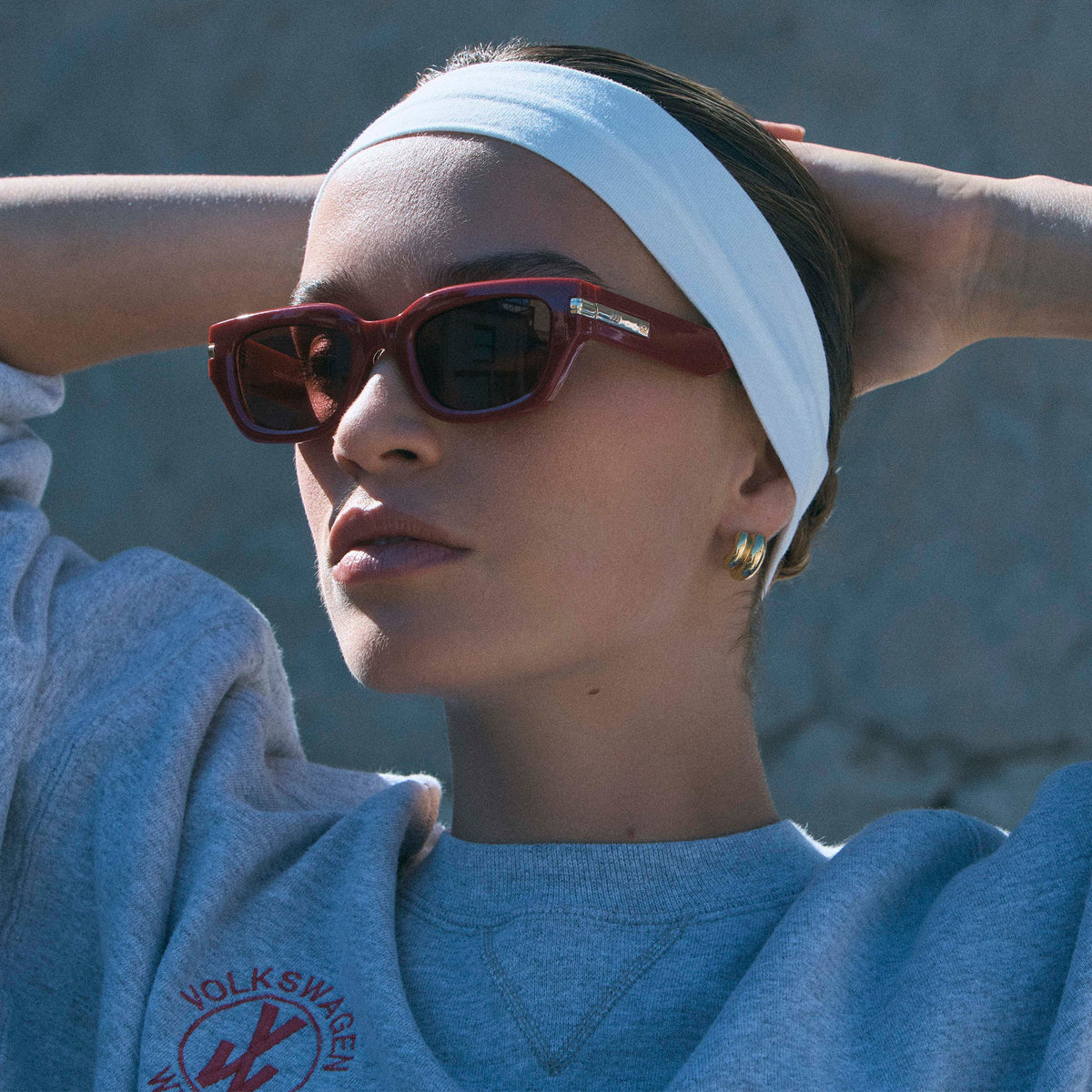 Cubito Sunglasses - Burgundy