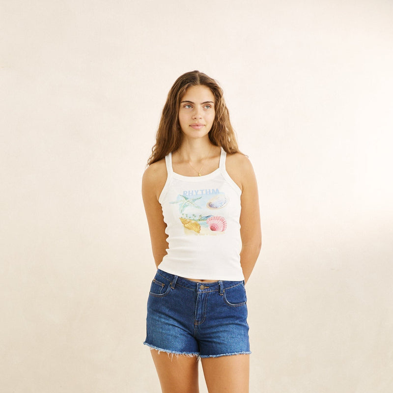 Seaside Tank - White