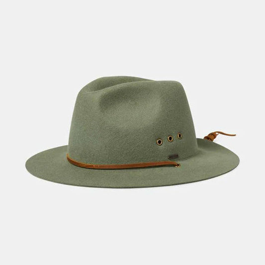 Wesley Wthr Guard Packable Fedora- Light Moss