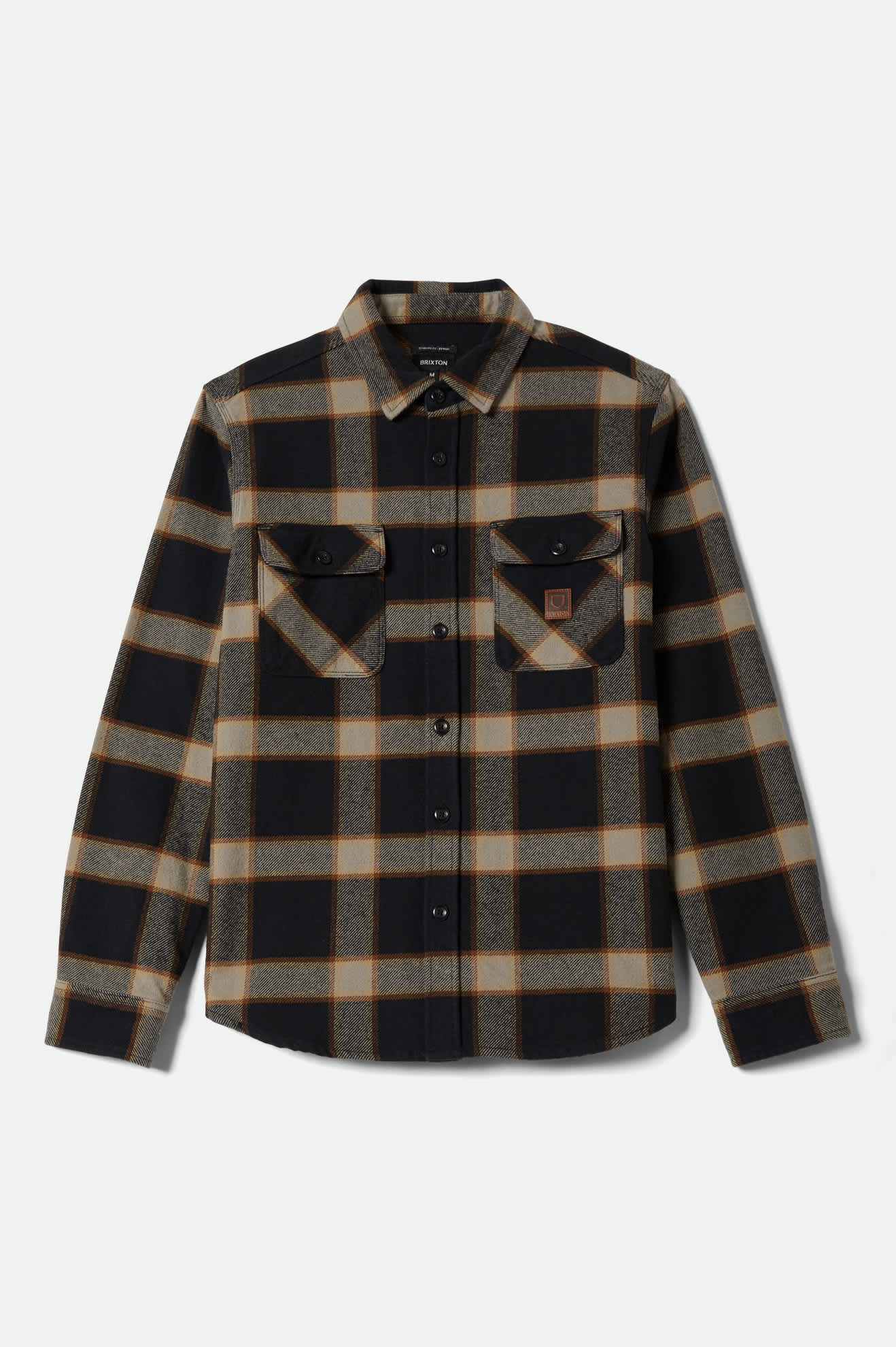 Bowery Heavyweight L/S Flannel - Black / Cream
