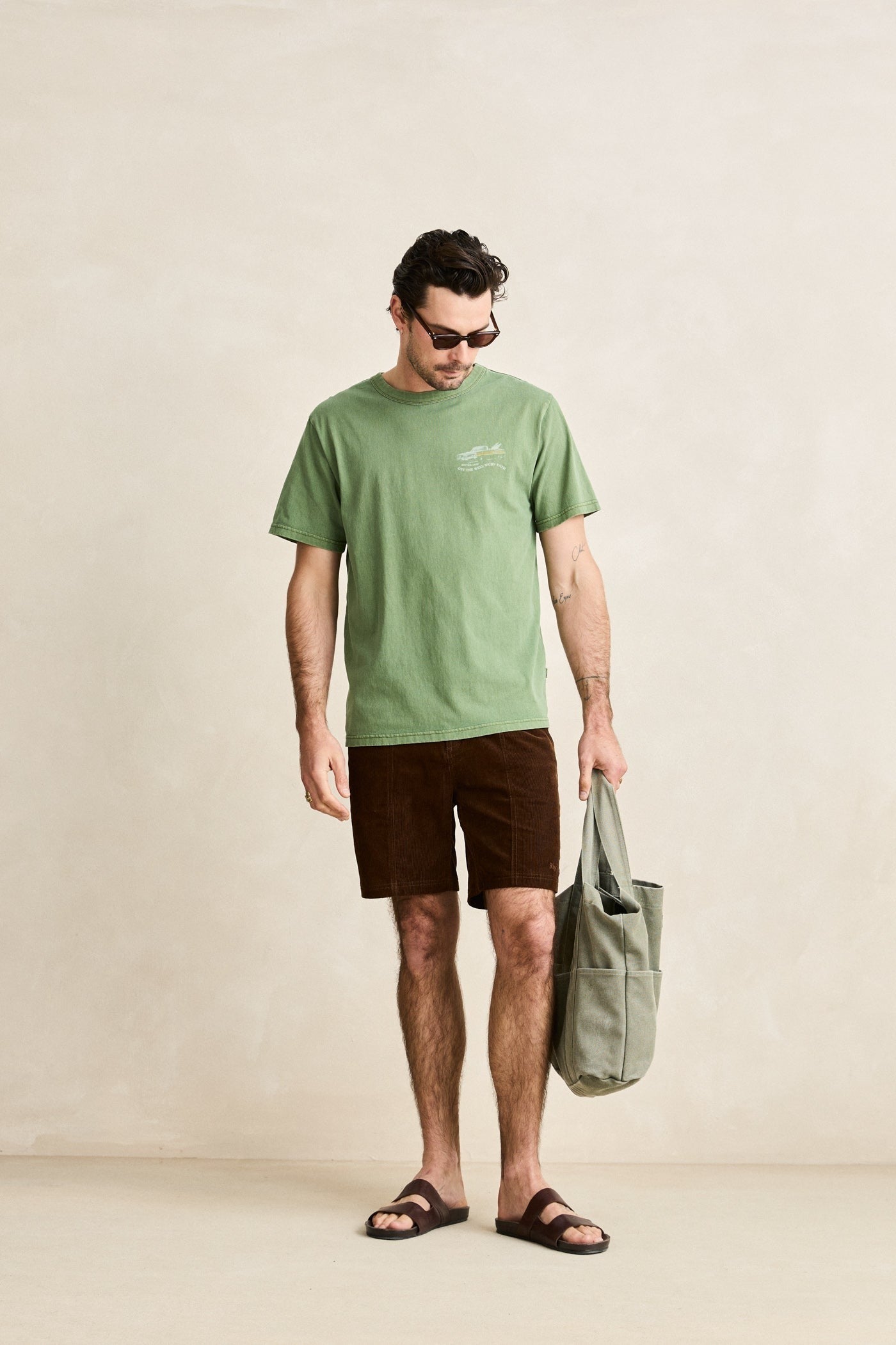 Heading West Vintage T-Shirt - Dill - Rhythm at Reborn Code