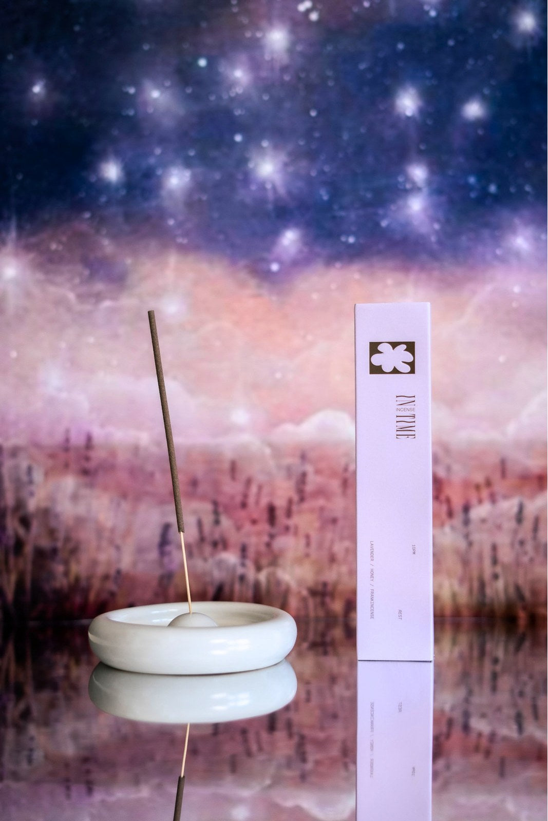 10PM Rest Incense stick alight