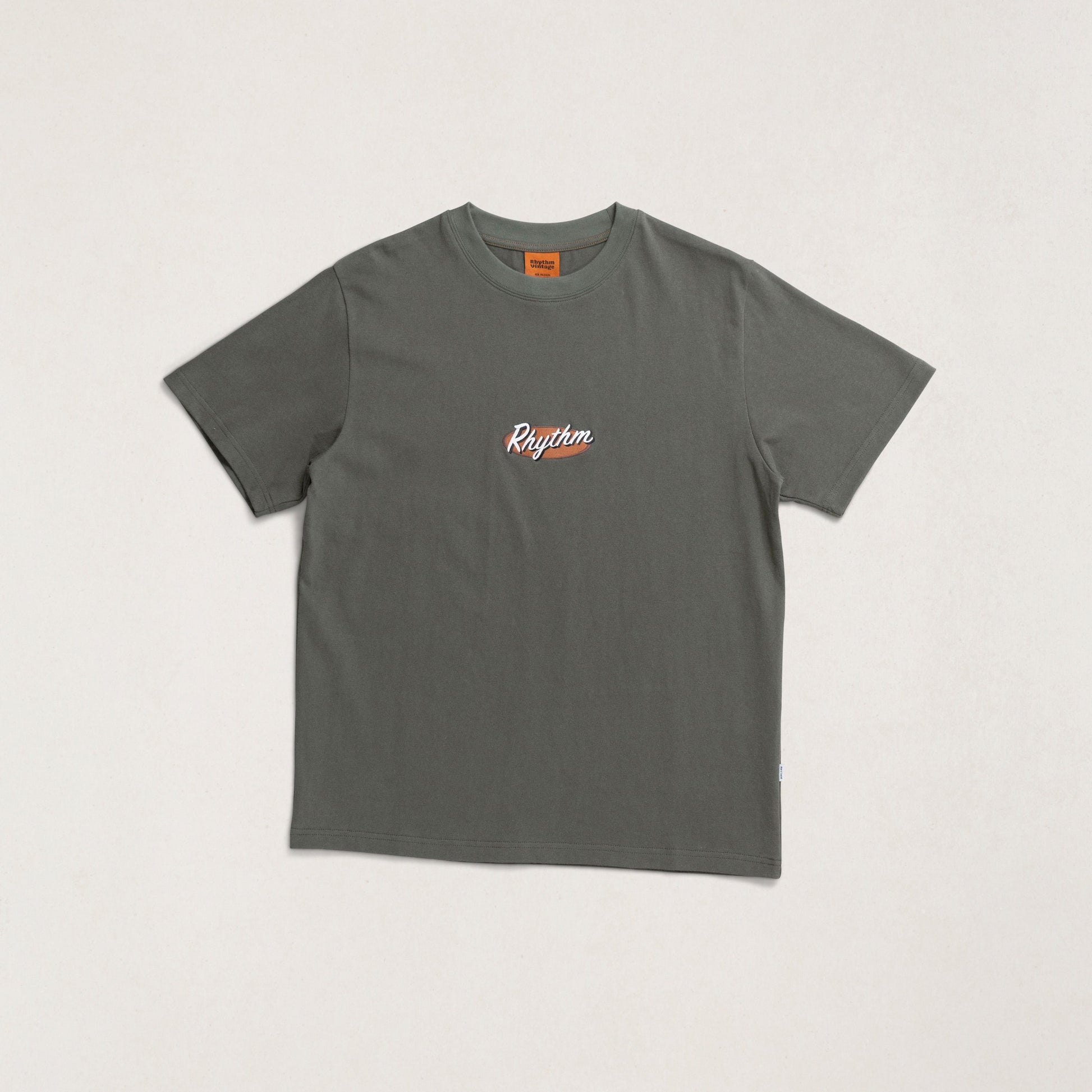Hallmark Heavy Embroidered T-Shirt - Silver Pine - Rhythm at Reborn Code