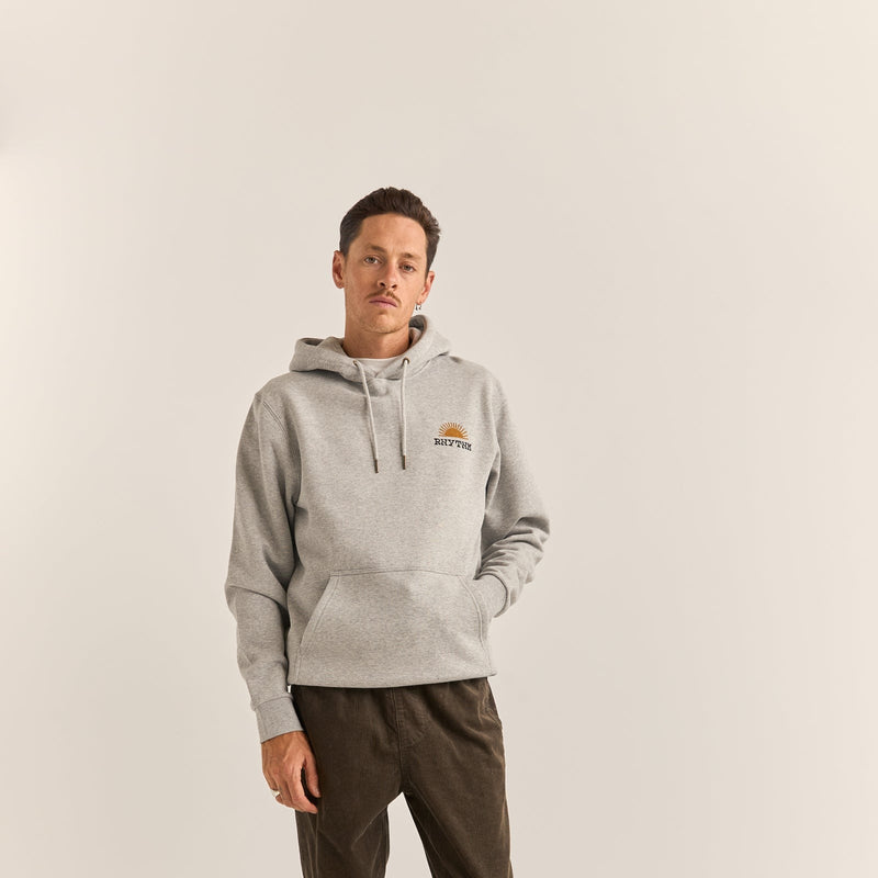 Awake Fleece Hood - Grey Heather